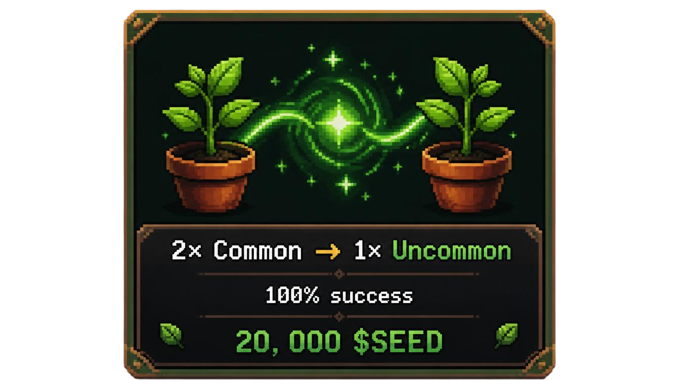 2x Common to 1x Uncommon